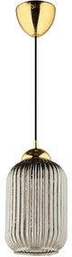 Φωτιστικό Οροφής 433NUV1148 Φ10x70cm 1xE27 40W Grey-Gold Opviq