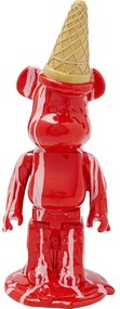 Διακοσμητική Φιγούρα Gelato Bear Κόκκινο 16x14,5x39,5 εκ. - Κόκκινο