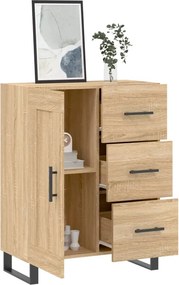 vidaXL Ντουλάπι Sonoma Δρυς 69,5 x 34 x 90 εκ. από Επεξεργασμένο Ξύλο