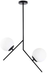 Φωτιστικό Οροφής Dolunay 521SHN1130 43x15x74cm 2xE27 40W Black-White Opviq