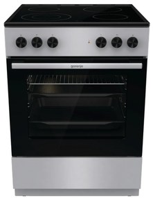 Gorenje GEC6A41SC Κουζίνα 71lt με Κεραμικές Εστίες Π60εκ. Inox (034063401)4 χρόνια εγγύηση