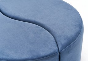 Πουφ Σκαμπό Μπλε ALIS 80x80x40