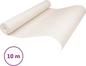 vidaXL 3D Στερεή Ταπετσαρία Ριγέ Μπεζ 10 x 0,53 μ Μη Υφασμένο Ύφασμα