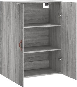 vidaXL Ντουλάπι Τοίχου Γκρι Sonoma 69,5 x 34 x 90 εκ.