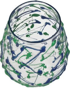 Κηροπήγιο ArteLibre Πολύχρωμο Γυαλί 11x11x11cm