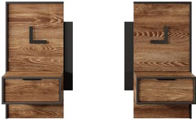 Σετ 2 κομοδίνα Milton