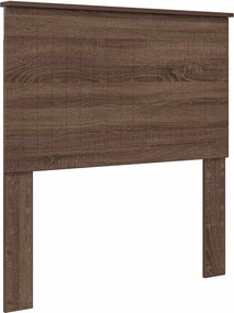 vidaXL Κεφαλάρι με κεφαλάρι Καφέ δρυς 90 cm Επεξεργασμένο ξύλο