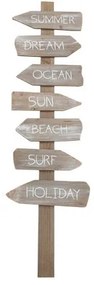 Beauty Home ΞΥΛΙΝΗ ΤΑΜΠΕΛΑ SUMMER VIBES 1.10 M X30 CM