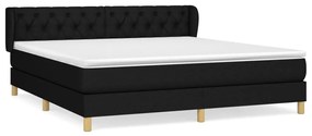 ΚΡΕΒΑΤΙ BOXSPRING ΜΕ ΣΤΡΩΜΑ ΜΑΥΡΟ 160X200 ΕΚ. ΥΦΑΣΜΑΤΙΝΟ 3127055