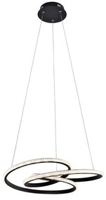 Φωτιστικό Οροφής Berlin 4247600 Φ520 Led Black Viokef Metal