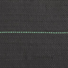 vidaXL Μεμβράνη Εδαφοκάλυψης Μαύρη 1,5x50 μ. από Πολυπροπυλένιο