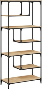 vidaXL Βιβλιοθήκη Sonoma Δρυς 81x36x176 εκ. από Επεξεργασμένο Ξύλο