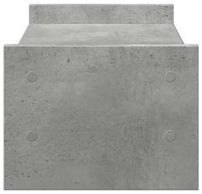 vidaXL Βάση Οθονών Γκρι του Σκυροδέματος 50x27x20 εκ. από Επεξ. Ξύλο