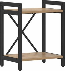 vidaXL Ράφι Βιβλίων 40 x 30 x 50 cm Επεξεργασμένο ξύλο Artisan Oak