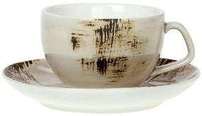Φλυτζάνι Espresso Με Πιατάκι Country 37.100.17 70ml Beige Cryspo Trio Πορσελάνη