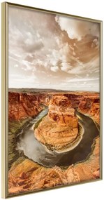 Αφίσα - Colorado River - 30x45 - Χρυσό - Χωρίς πασπαρτού