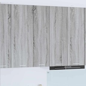 vidaXL Κρεμαστό ντουλάπι Γκρίζο Σονομα 30 x 31 x 100 εκ.