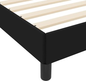 vidaXL Κρεβάτι με ελατήρια Μαύρο 200 x 200 cm ύφασμα