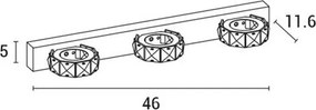 Απλίκα Τοίχου LED Eurolamp 144-80007 Chrome