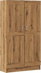 vidaXL Βιβλιοθήκη Artisan Δρυς 82,5x30,5x150 εκ. Επεξεργασμένο Ξύλο
