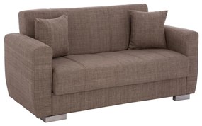 Καναπές - Κρεβάτι Polya 2θέσιος Καφέ 150x84x88 εκ. 150x84x88 εκ.