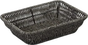 ΨΩΜΙΕΡΑ SYNTH. RATTAN ΟΡΘ. M ΓΚΡΙ 24Χ16Χ6ΕΚ (smA)