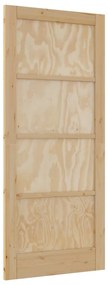vidaXL Εσωτερική Πόρτα Καφέ 86 x 198.5 cm Κόντρα πλακέ