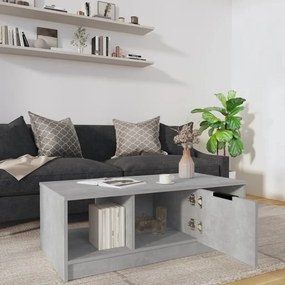 vidaXL Τραπεζάκι Σαλονιού Γκρι Σκυρ. 102x50x36 εκ. Επεξεργ. Ξύλο