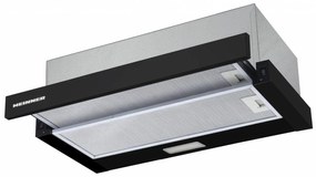 HEINNER HTCH-F400BK Συρόμενος Απορροφητήρας 59.5cm Μαύρος