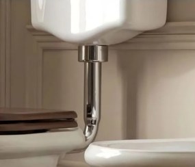 Σωλήνας Εξωτερικός Χαμηλός KERASAN RETRO-Μπρονζέ