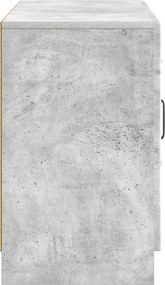 vidaXL Πλαϊνό γραφείο Γκρι Σκυροδέματος 89 x 34,5 x 57 εκ.