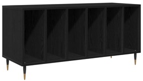 vidaXL Ντουλάπα Δίσκων Μαύρο Δρυς 100x38x48 εκ Επεξεργασμένο Ξύλο