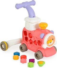 Περπατούρα Με Παιχνίδια Moni Happy Train 3 In 1 Pink