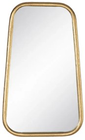 Καθρέπτης Τοίχου με Χρυσό Μεταλλικό Πλαίσιο 22,50x40εκ