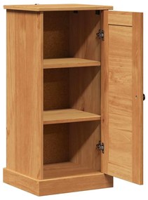 vidaXL Ντουλάπα Μπάνιου καφέ μελί 37 x 34 x 80 εκ Μασίφ ξύλο πεύκου