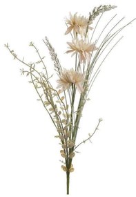 Διακοσμητικό Λουλούδι-Κλαδί 3-85-084-0138 58cm Light Blue Inart Metal, Fabric