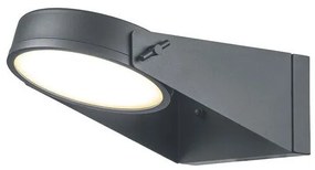 Απλίκα Φωτιστικό Τοίχου LED 16,5W Γκρι IP44 Ρυθμιζόμενο Zola ZOLA Elstead Lighting-ZOLA-Γκρι ZOLA