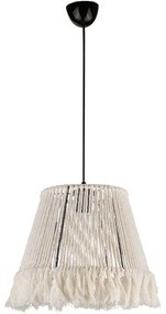 Φωτιστικό Οροφής Braga 0216738 30x30x75cm 1xE27 60W White Megapap Rope