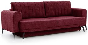 Διθέσιος Καναπές κρεβάτι Luzano, Κόκκινο 250x90x100cm-BOG5945