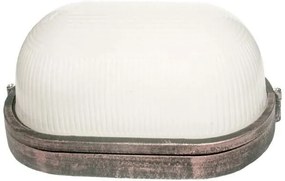 Απλίκα - Πλαφονιέρα κήπου Nautilus Curve-Σκουριά