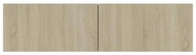 vidaXL Έπιπλο Τηλεόρασης Sonoma Δρυς 120x30x30 εκ. από Επεξ. Ξύλο