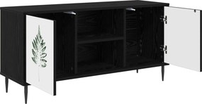 vidaXL Ντουλάπι TV HANAU 102 x 33 x 51 εκ Μαύρη Δρυς