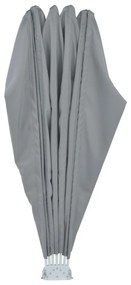 vidaXL Σκίαστρο Βεράντας Πλαϊνό Πτυσσόμενο Γκρι 200 εκ.