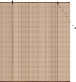 vidaXL Ρόλερ (στόρι) Καφέ 160 x 160 cm Μπαμπού