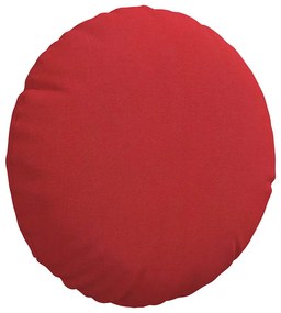 vidaXL Μαξιλάρια καθισμάτων 2 pcs Κόκκινο Ø30 x 13 εκ ύφασμα