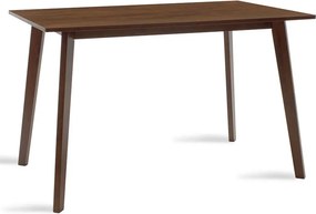 Τραπέζι Benson pakoworld MDF σε καρυδί απόχρωση 120x75x75εκ