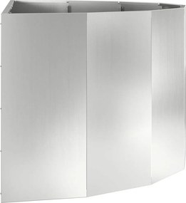vidaXL Γλάστρα Ασημί 120 x 60 x 50 εκ. Επικαλυμμένος Χάλυβας