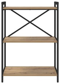 vidaXL Ράφι Βιβλίων Artisan Oak 60 x 30 x 85 cm Επεξεργασμένο ξύλο