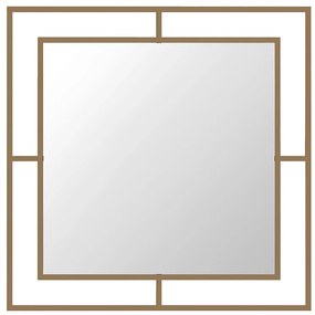 Καθρέφτης τοίχου Callista Megapap χρώμα χρυσό 58,6x2x58,6εκ.