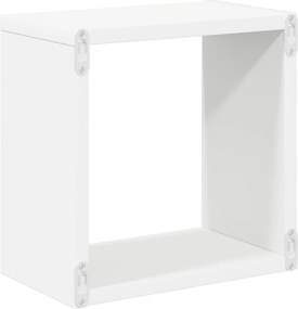 VidaXL Ράφια Κύβοι Τοίχου 4 τεμ. Λευκά 26 x 15 x 26 εκ.